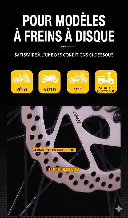 SafeRide 360 – Étanche et résistant à l'effraction, convient aux motos, vélos et scooters. Équipé d'une fonction d'alarme pour une sécurité optimale.