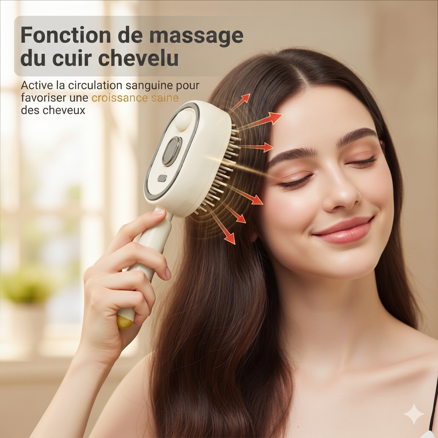 ScalpMist Pro – La brosse massante 2-en-1 avec spray nourrissant intégré
