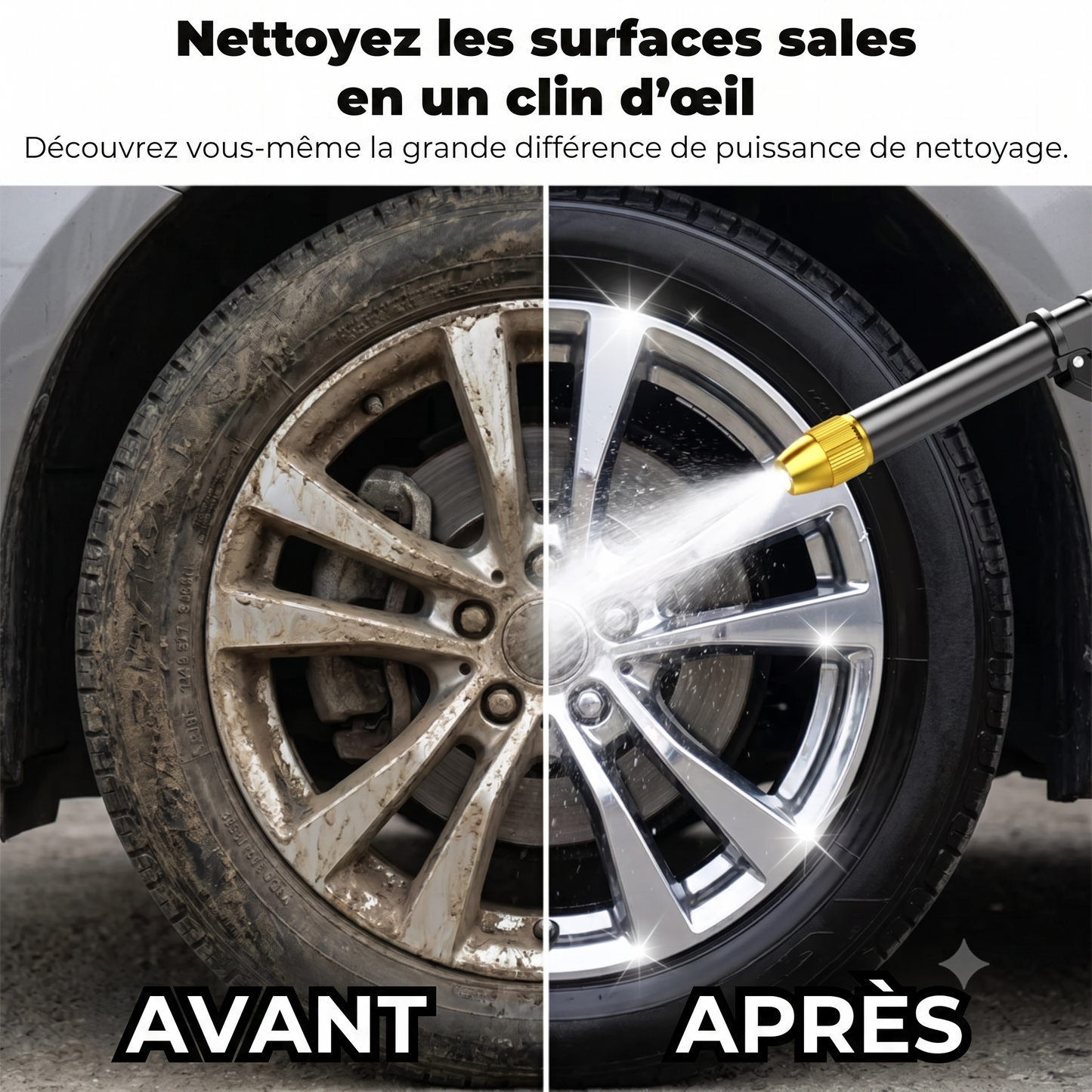 AquaJet Foam – Le pistolet haute pression 2-en-1 avec réservoir à mousse