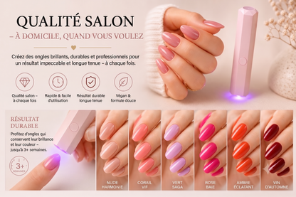 SalonPen – Stylo gel 3-en-1 révolutionnaire, Application ultra-précise à domicile