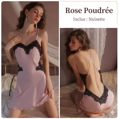 SensualSilk 360 – Le charme du dos nu croisé pour sublimer vos nuits