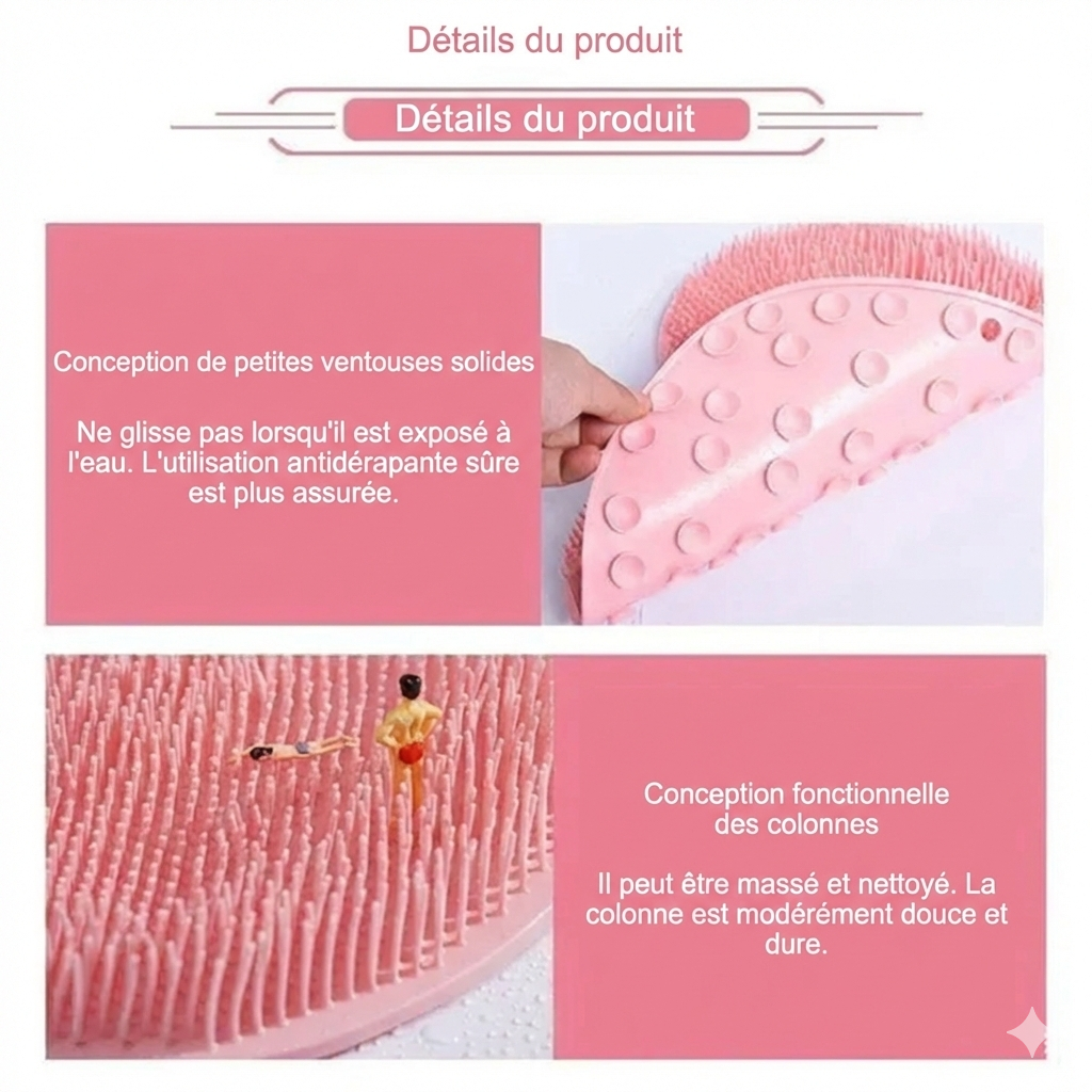ZenGrip™ – Le spa à domicile, des pieds au dos  （Offre 1+1 Offert）