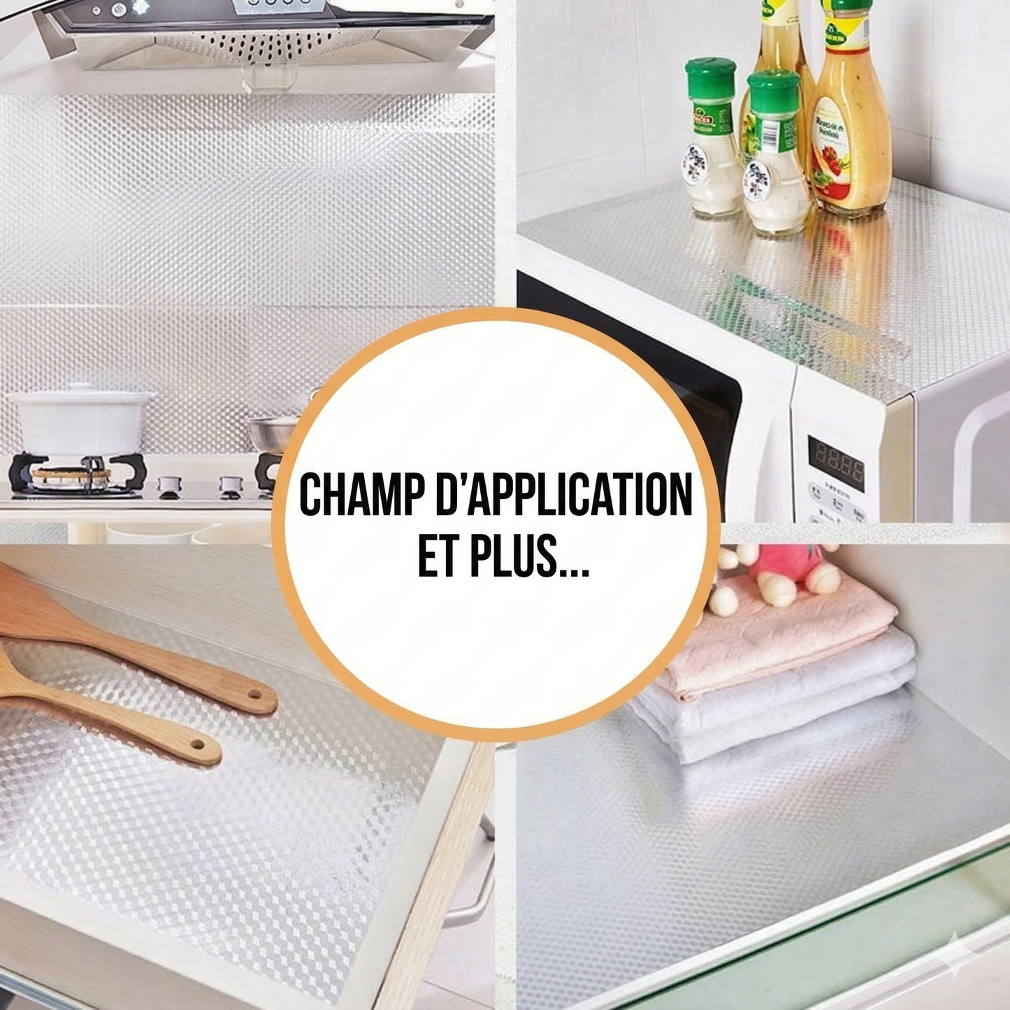 AluShield™ – Protection ultime contre l'huile et les taches de cuisine