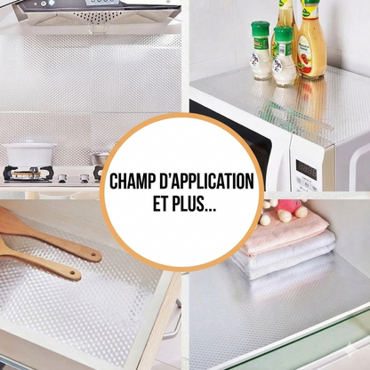 AluShield™ – Protection ultime contre l'huile et les taches de cuisine