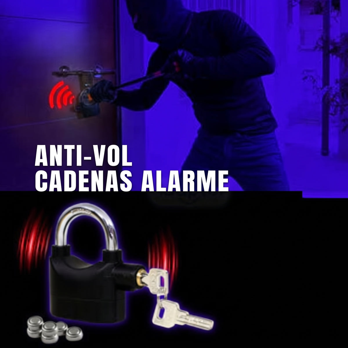 AlarmLock – Le cadenas haute sécurité avec sirène intégrée