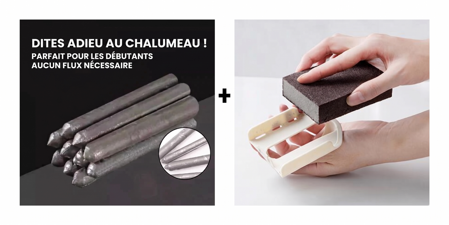 AlumiFix 360 – La baguette de soudure inodore et polyvalente pour l'acier, le cuivre et le PVC