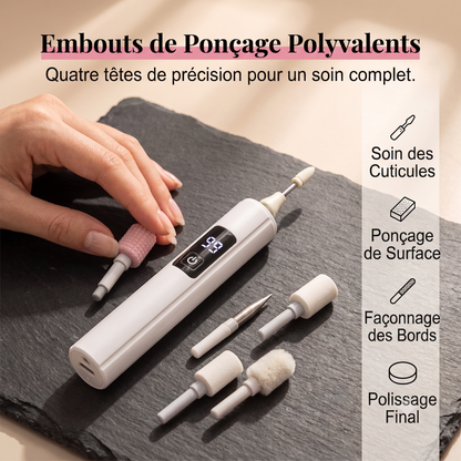 ProDrill – La ponceuse professionnelle à 4 embouts interchangeables