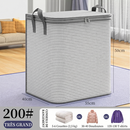 MaxiStore – Le sac de rangement très grande capacité pour une organisation optimale de votre literie et de vos vêtements