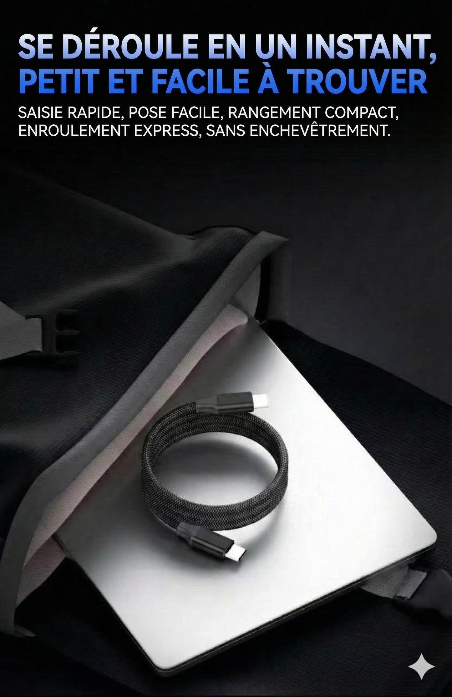 MagCord™ – Charge rapide sans nœuds pour tous vos appareils