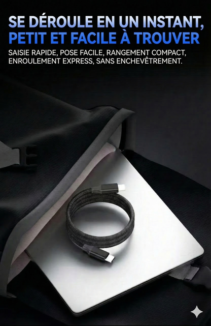 MagCord™ – Charge rapide sans nœuds pour tous vos appareils