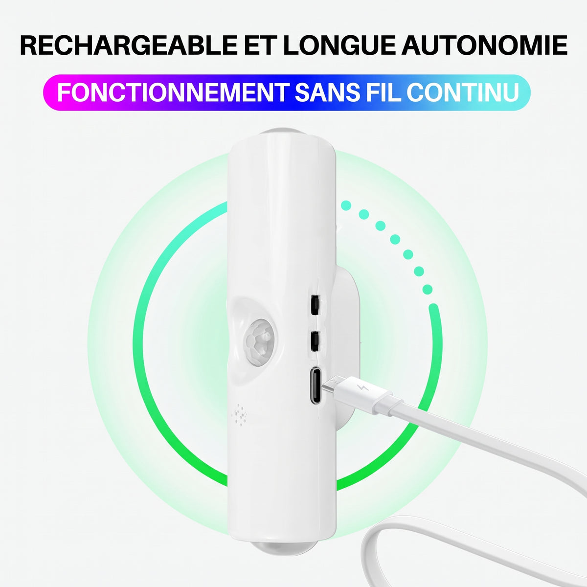 LumiMotion – L'applique murale magnétique RGB à détecteur de mouvement