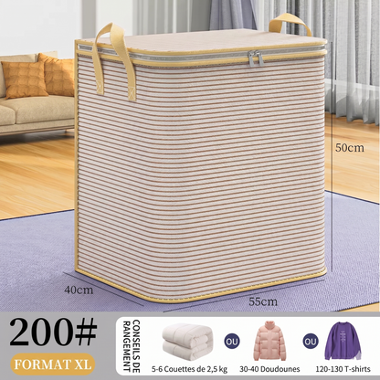 MaxiStore – Le sac de rangement très grande capacité pour une organisation optimale de votre literie et de vos vêtements
