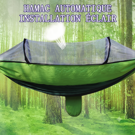 CielAbris – Le hamac de camping avec moustiquaire intégrée pour des nuits paisibles et confortables à la belle étoile