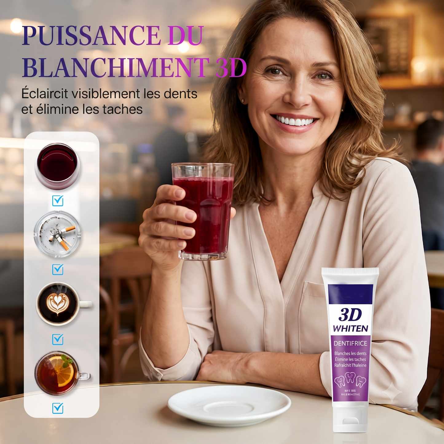 WhiteSmile – Le dentifrice blanchissant aux ingrédients naturels