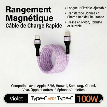 MagCord™ – Charge rapide sans nœuds pour tous vos appareils