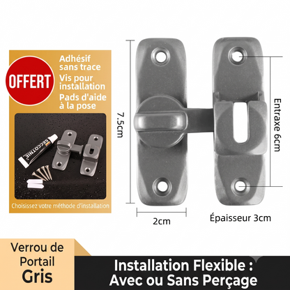 FlexiLock – Verrou universel rabattable à 90° ou 180°
