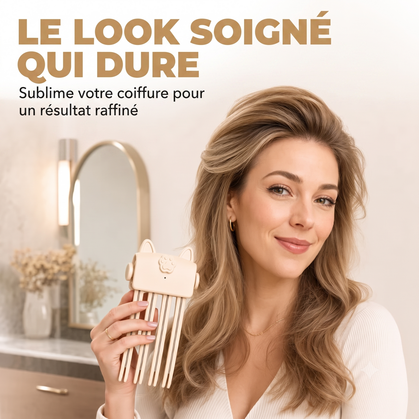 VoluRoot – Pince chauffante sans fil pour un volume généreux dès la racine