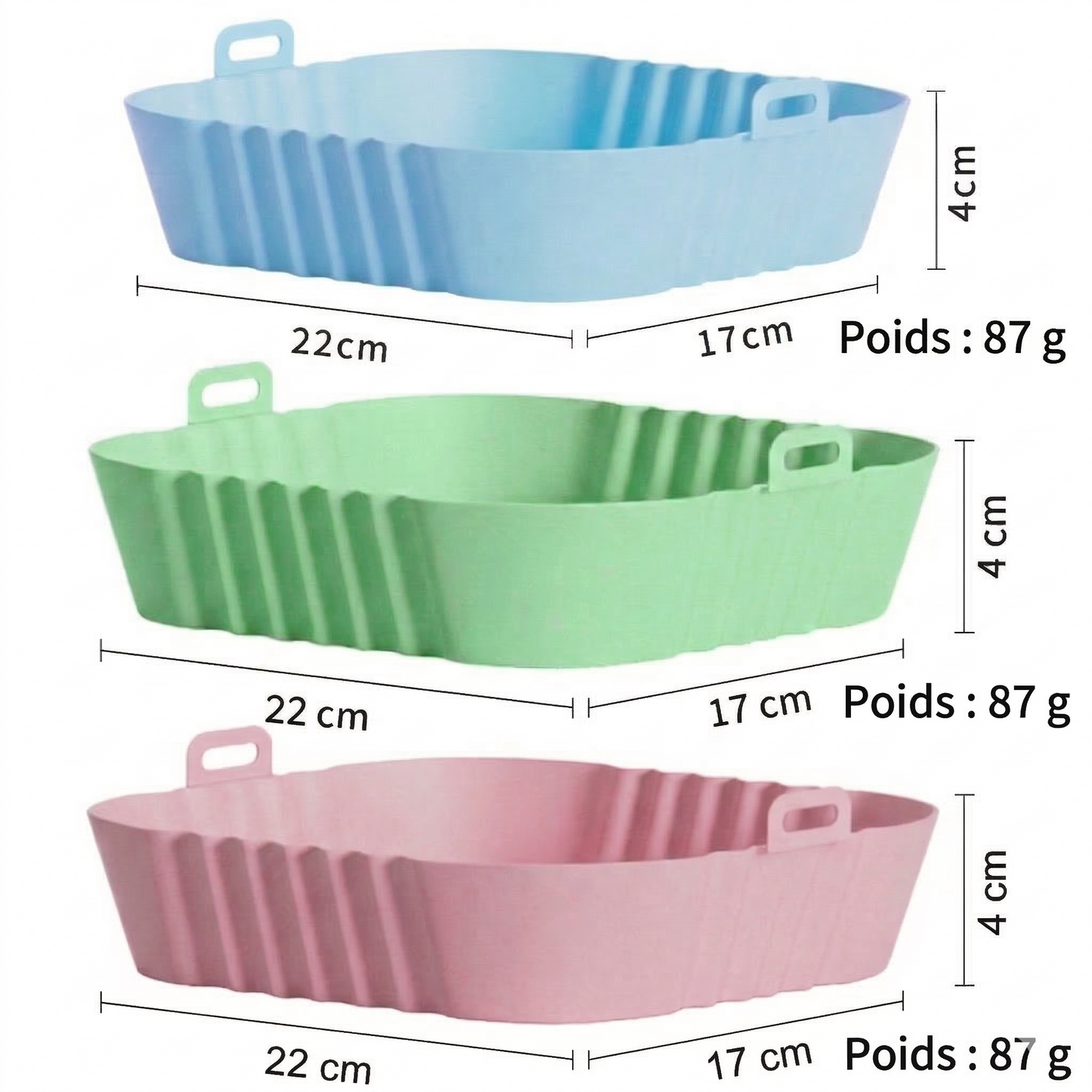 AirShield™ – Plateau réutilisable pour friteuse à air