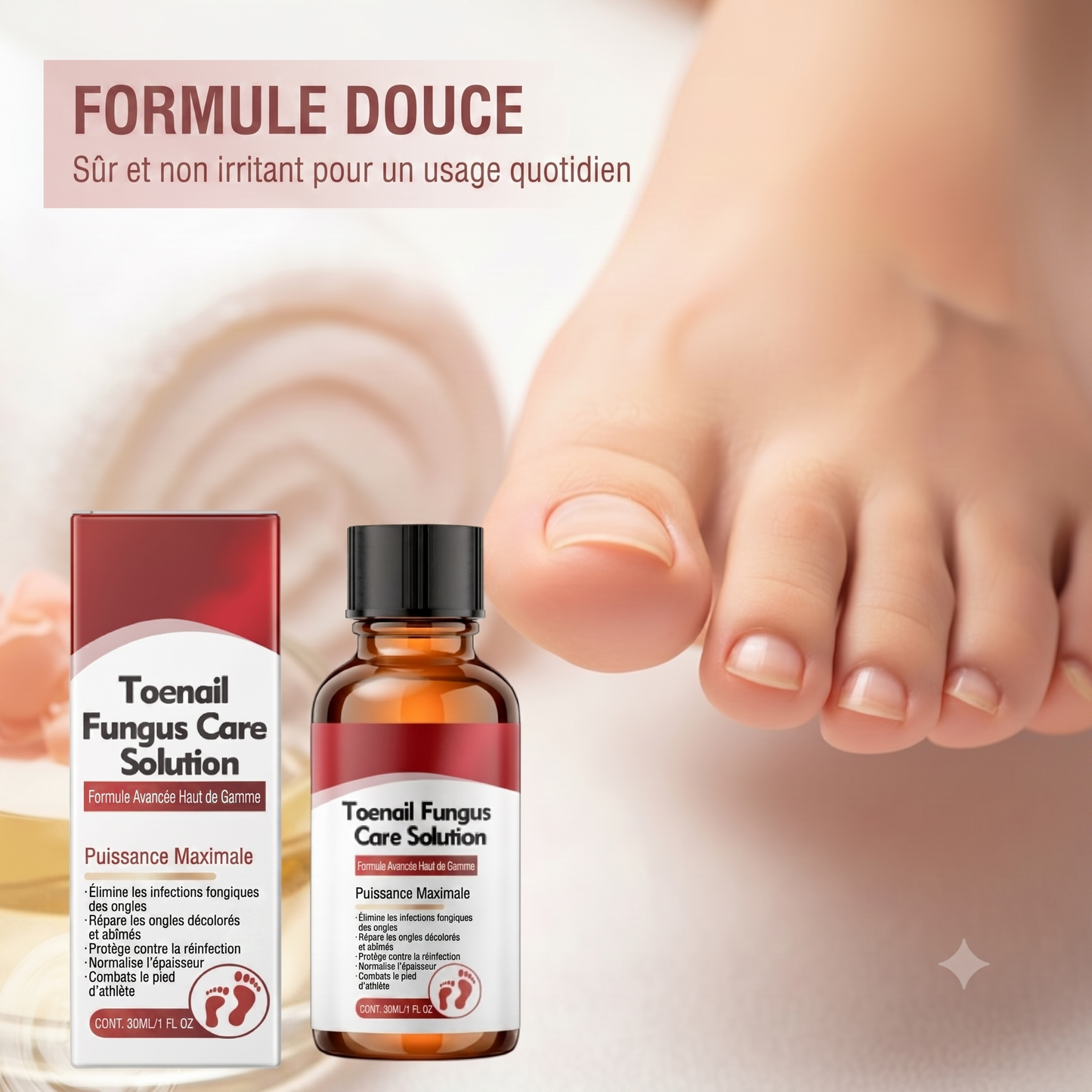 FungiClear 360 – Le traitement antibactérien pour régénérer vos ongles en profondeur
