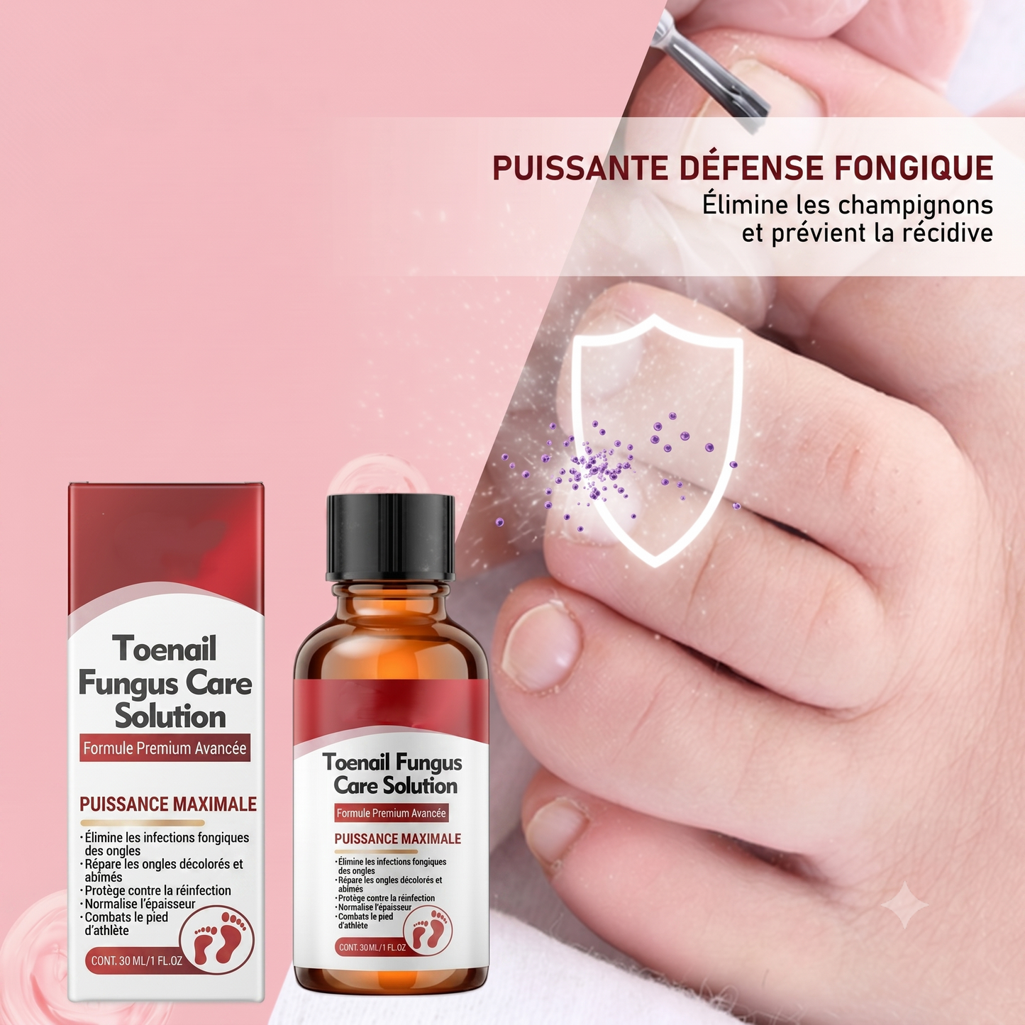 FungiClear 360 – Le traitement antibactérien pour régénérer vos ongles en profondeur