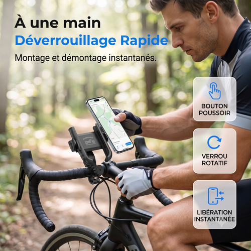 SecureLock – Support vélo à verrouillage sécurisé pour une stabilité optimale