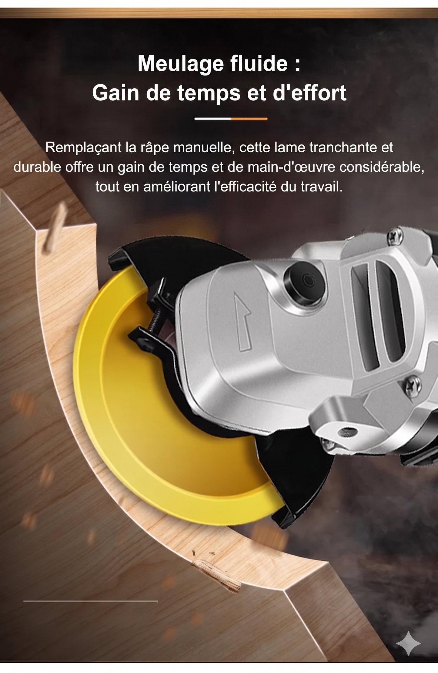 TurboGrind Pro – La meule en acier au carbone pour un façonnage ultra-rapide et sans effort