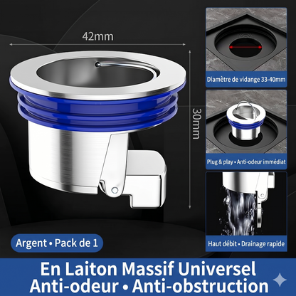 OdorBlock Pro – La valve de vidange anti-odeurs universelle pour une maison saine