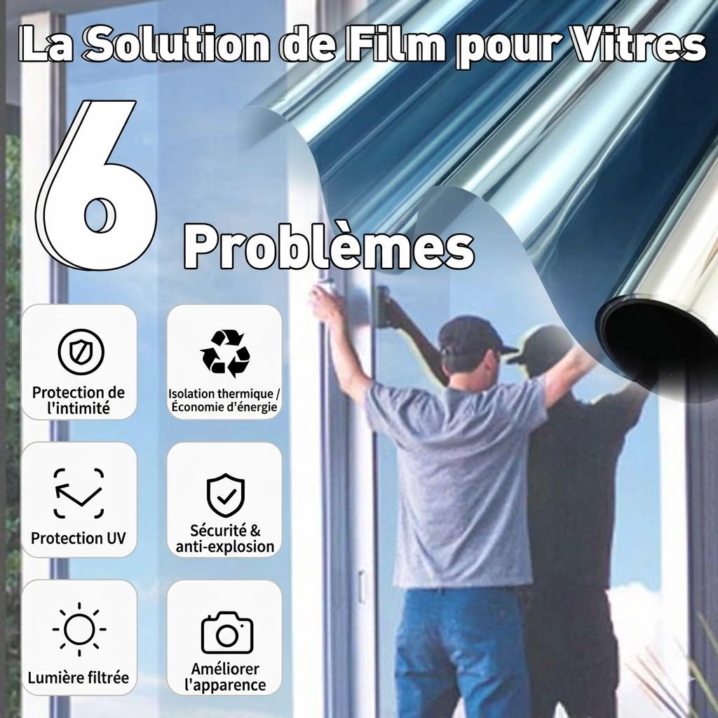 ThermoView Max – Le film isolant sans colle pour préserver votre intimité