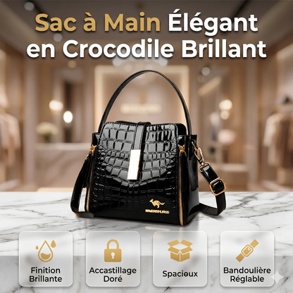 CrocoChic Pro – Le sac à main texturé croco pour une allure élégante au quotidien