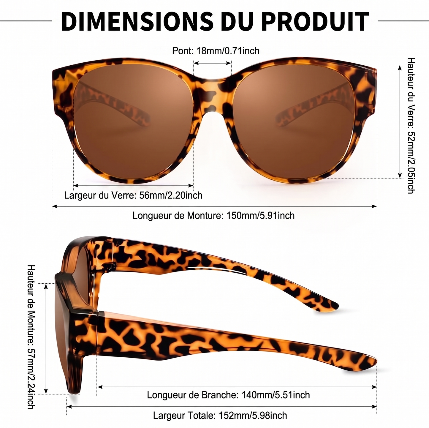CoverFi – Le design enveloppant parfaitement adapté pour se porter sur vos lunettes de vue