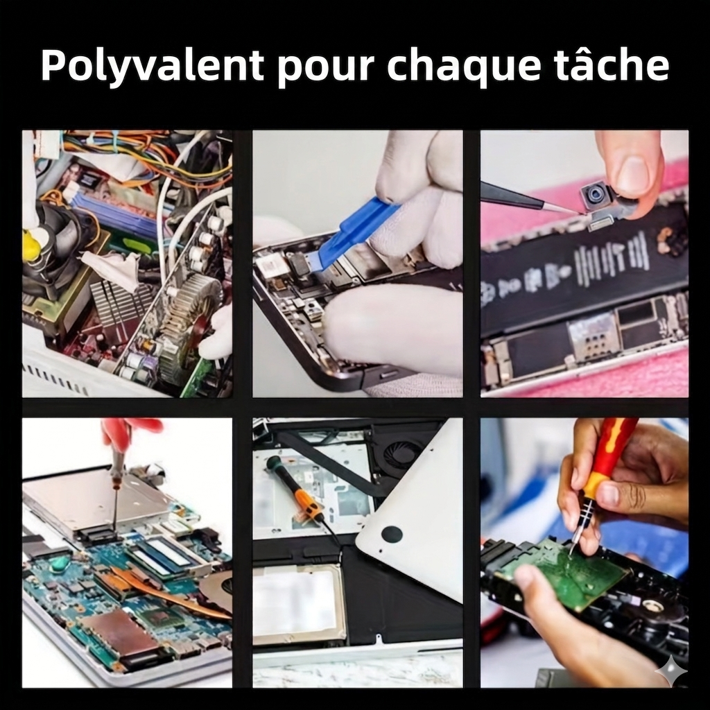 OmniFix 115 – Le kit de tournevis de précision 115 en 1 pour tous vos besoins de démontage
