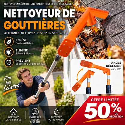 TryggRens – Nettoyez vos gouttières depuis le sol