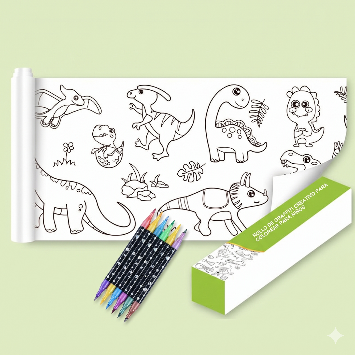ColorRoll – Le rouleau artistique découpable pour enfants