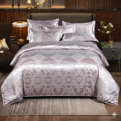 PureJacquard Chic – Le confort respirant et soyeux pour un sommeil haut de gamme