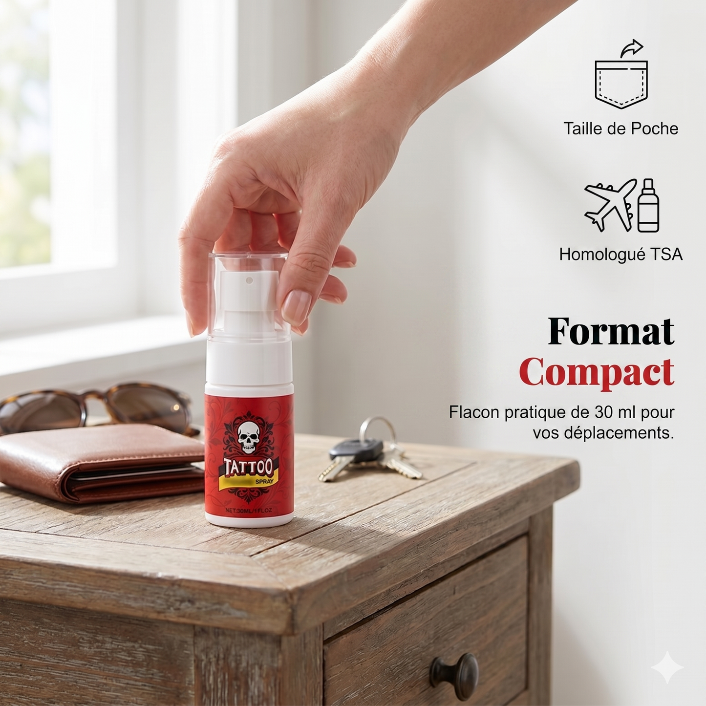 TattooGlow Pro – Le spray de soin quotidien pour des tatouages aux couleurs éclatantes