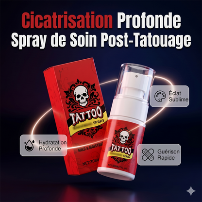 TattooGlow Pro – Le spray de soin quotidien pour des tatouages aux couleurs éclatantes