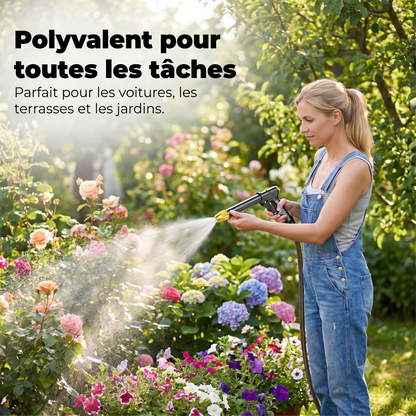 AquaJet Foam – Le pistolet haute pression 2-en-1 avec réservoir à mousse