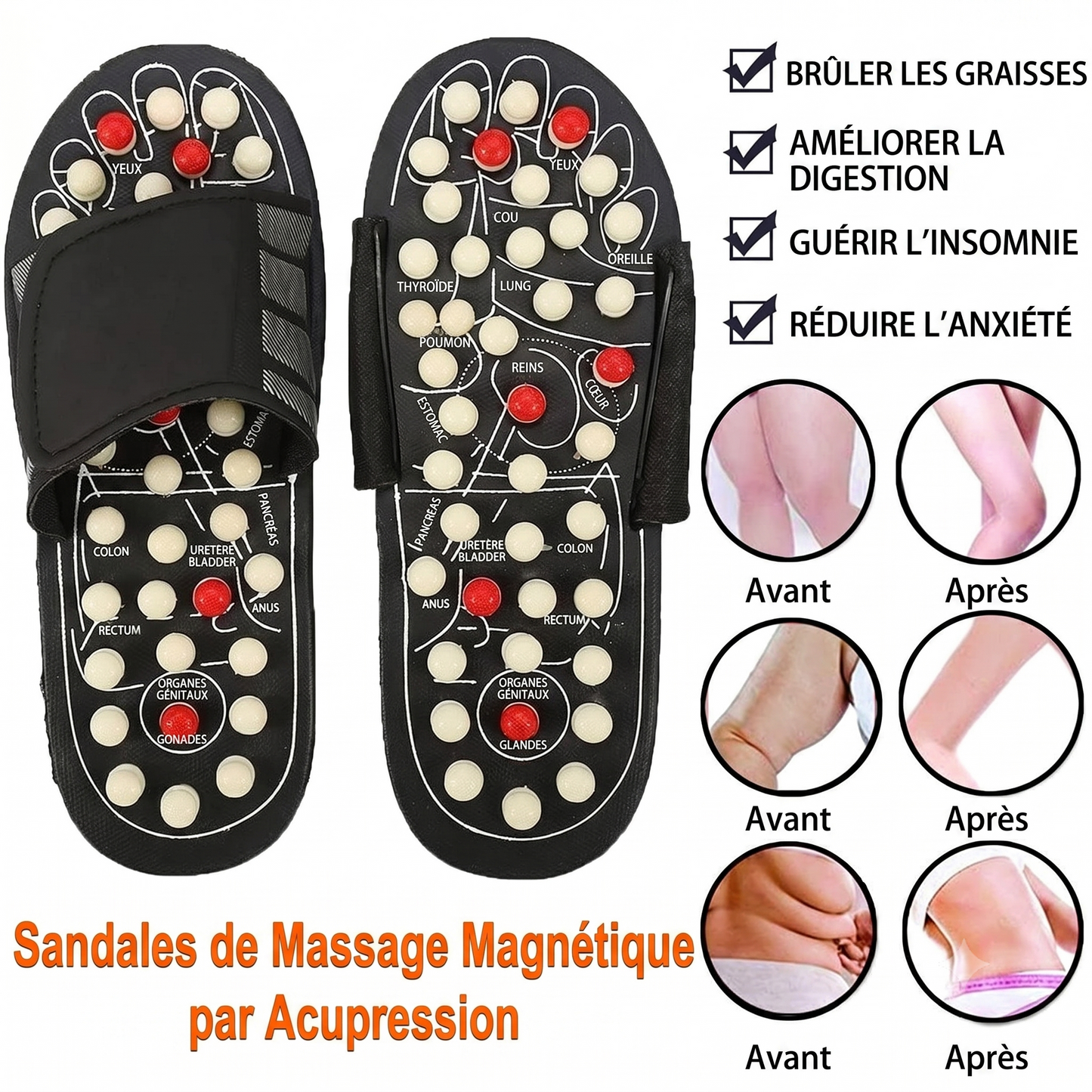 HolisticWalk Pro – Les pantoufles de réflexologie pour réduire le stress et la fatigue