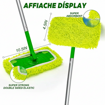 EcoMop™ – La serpillère infinie pour un sol impeccable. (4 pièces)