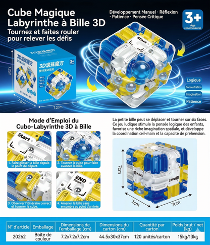 LabyCube 3D™ – Défi spatial fascinant et stimulant