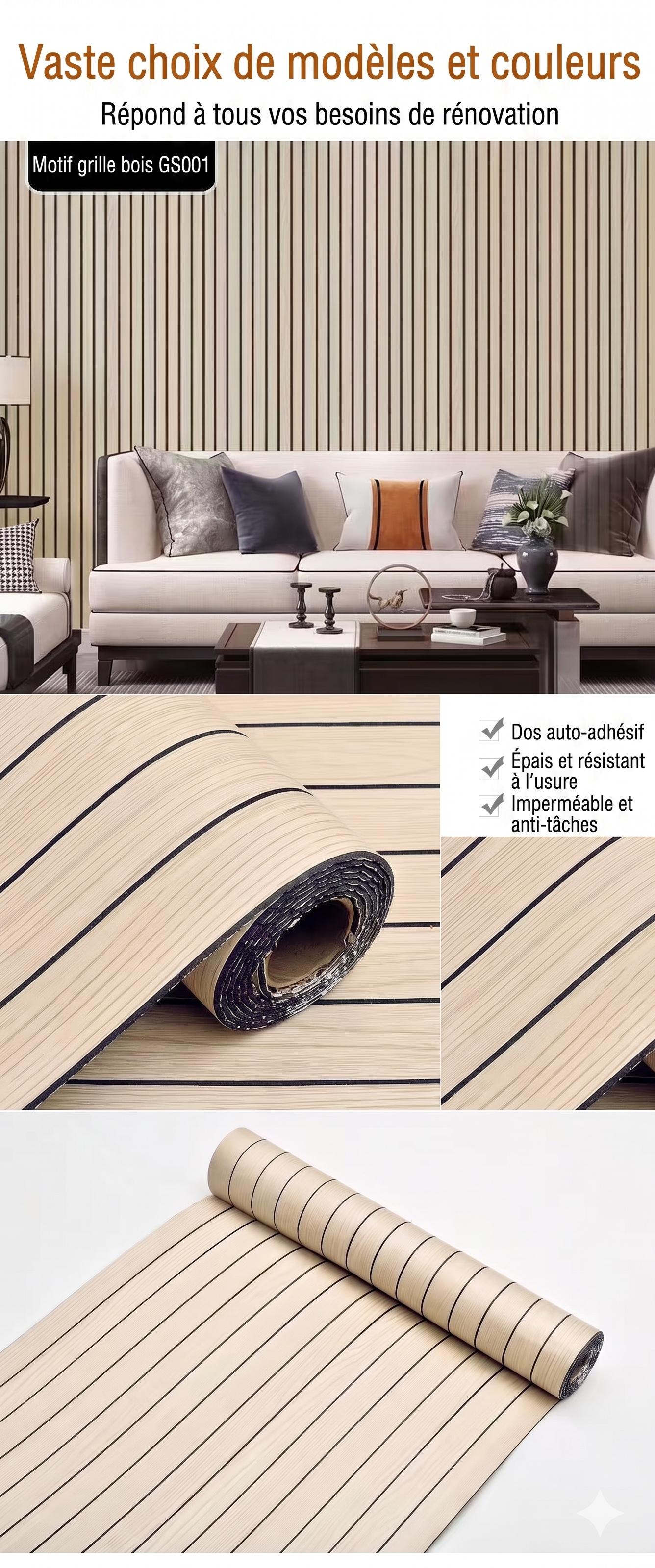 Woodline 3D Pro – Les panneaux muraux texturés pour un intérieur chaleureux et moderne