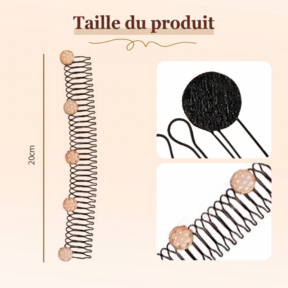 InvisiChic – Le serre-tête invisible et élégant qui se fond naturellement dans votre coiffure