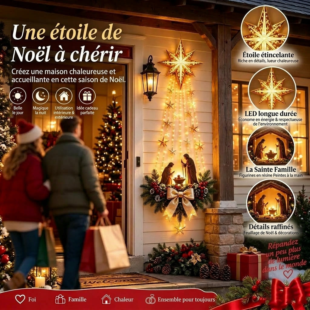 HolyLight 360 – L'Étoile de Bethléem illuminée pour un Noël paisible