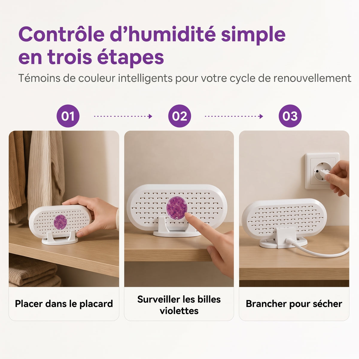 FreshWardrobe – L'anti-humidité écologique réutilisable à l'infini
