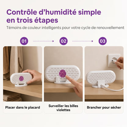 FreshWardrobe – L'anti-humidité écologique réutilisable à l'infini