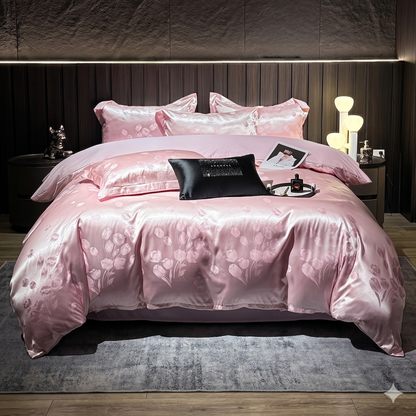 PureJacquard Chic – Le confort respirant et soyeux pour un sommeil haut de gamme