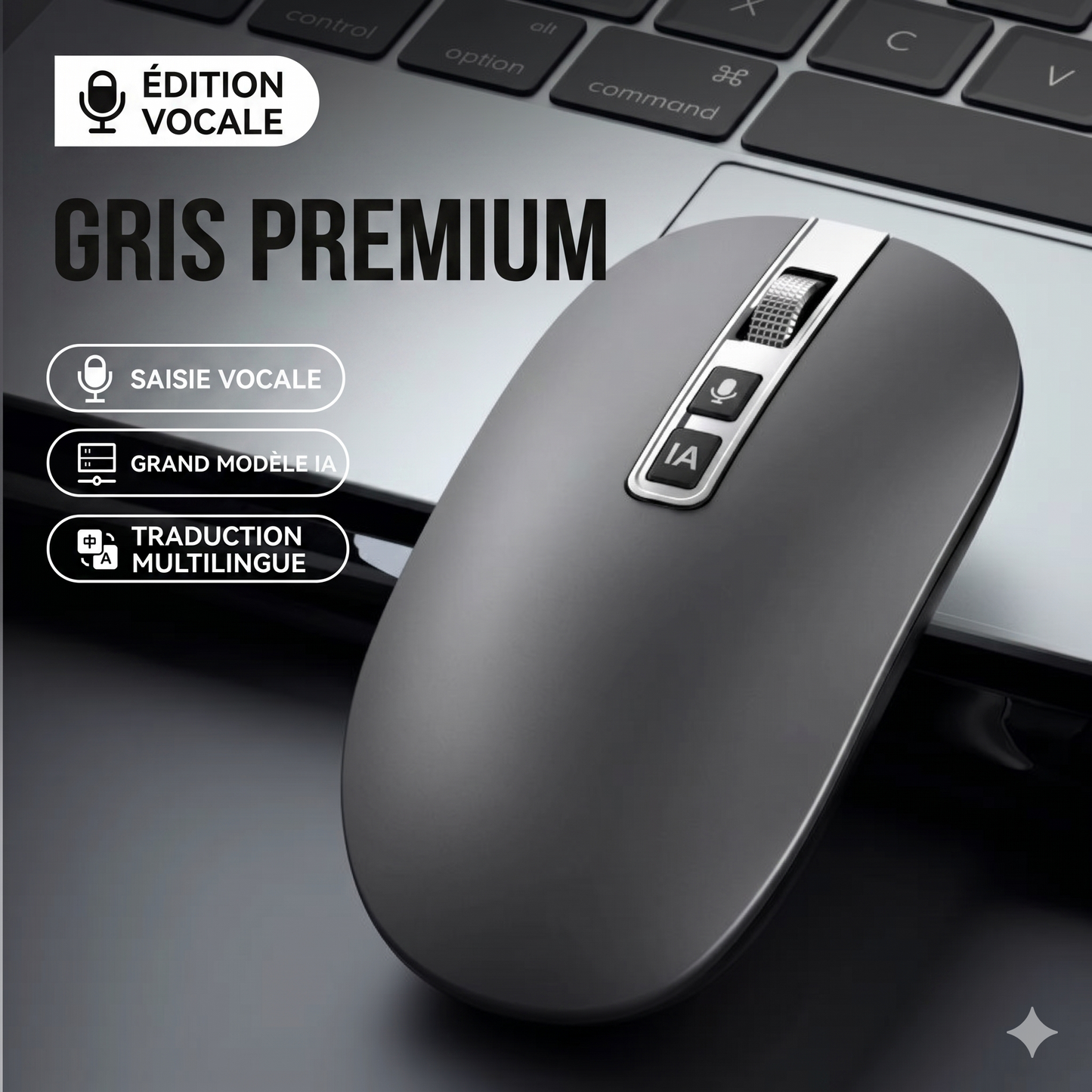 VoiceMouse – La souris intelligente avec commande vocale et traduction par IA