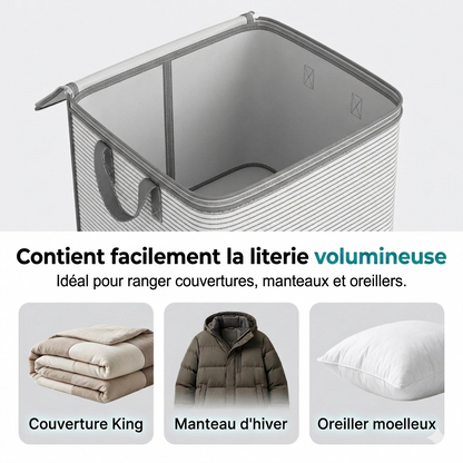 MaxiStore – Le sac de rangement très grande capacité pour une organisation optimale de votre literie et de vos vêtements