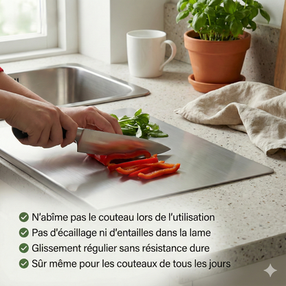 InoxBoard™ – L'hygiène absolue à chaque découpe