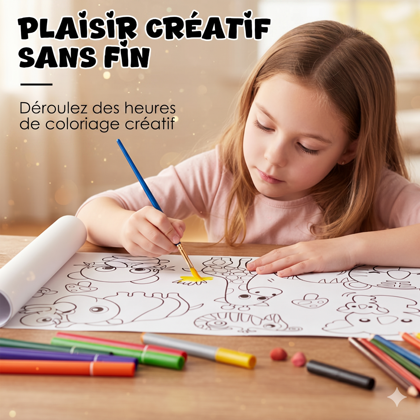 ColorRoll – Le rouleau artistique découpable pour enfants